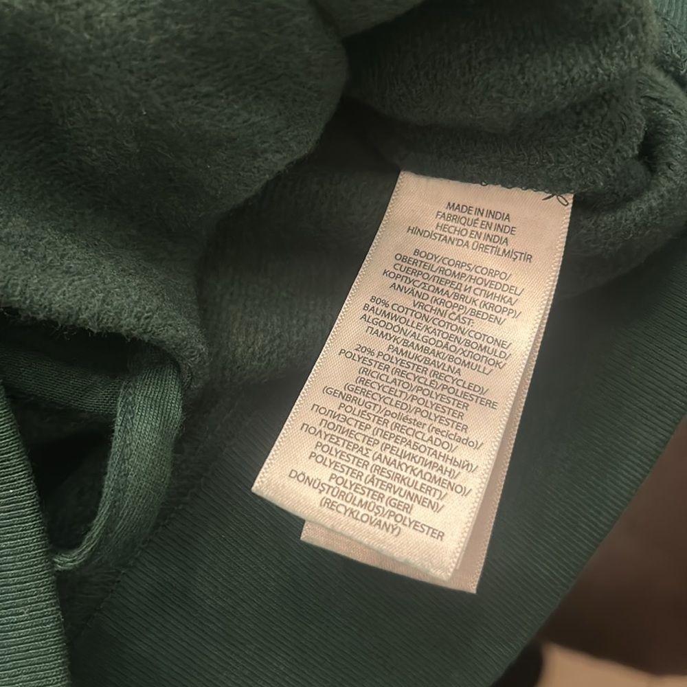 💚🐻 NEW WITH TAGS🐻💚 Polo Bear Fleece Hoodie Size M - Picture 9 of 9